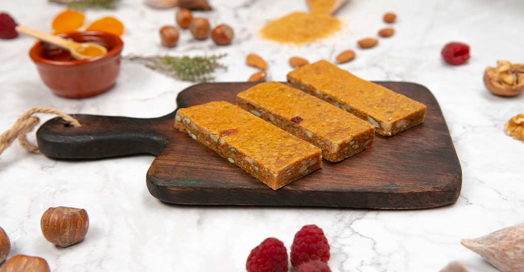Barritas energéticas de frutos secos
